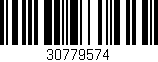 Código de barras (EAN, GTIN, SKU, ISBN): '30779574'