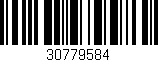 Código de barras (EAN, GTIN, SKU, ISBN): '30779584'