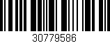 Código de barras (EAN, GTIN, SKU, ISBN): '30779586'