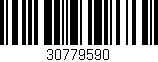 Código de barras (EAN, GTIN, SKU, ISBN): '30779590'