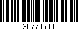 Código de barras (EAN, GTIN, SKU, ISBN): '30779599'