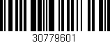 Código de barras (EAN, GTIN, SKU, ISBN): '30779601'