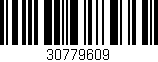 Código de barras (EAN, GTIN, SKU, ISBN): '30779609'