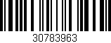 Código de barras (EAN, GTIN, SKU, ISBN): '30783963'
