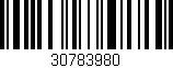 Código de barras (EAN, GTIN, SKU, ISBN): '30783980'