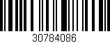 Código de barras (EAN, GTIN, SKU, ISBN): '30784086'