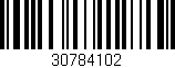 Código de barras (EAN, GTIN, SKU, ISBN): '30784102'