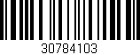 Código de barras (EAN, GTIN, SKU, ISBN): '30784103'