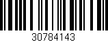 Código de barras (EAN, GTIN, SKU, ISBN): '30784143'