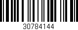 Código de barras (EAN, GTIN, SKU, ISBN): '30784144'