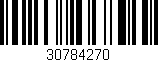 Código de barras (EAN, GTIN, SKU, ISBN): '30784270'