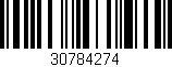 Código de barras (EAN, GTIN, SKU, ISBN): '30784274'
