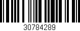 Código de barras (EAN, GTIN, SKU, ISBN): '30784289'