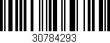 Código de barras (EAN, GTIN, SKU, ISBN): '30784293'