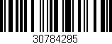 Código de barras (EAN, GTIN, SKU, ISBN): '30784295'