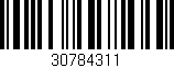 Código de barras (EAN, GTIN, SKU, ISBN): '30784311'