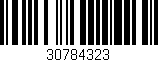 Código de barras (EAN, GTIN, SKU, ISBN): '30784323'