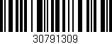 Código de barras (EAN, GTIN, SKU, ISBN): '30791309'