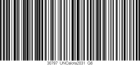 Código de barras (EAN, GTIN, SKU, ISBN): '30797_UNCalota2031_G6'