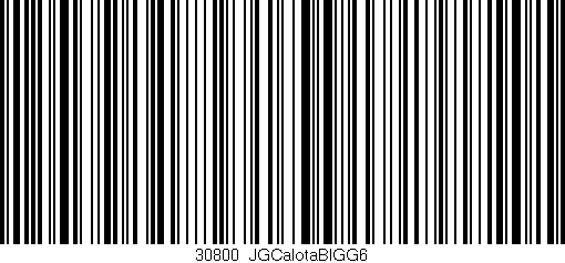 Código de barras (EAN, GTIN, SKU, ISBN): '30800_JGCalotaBIGG6'