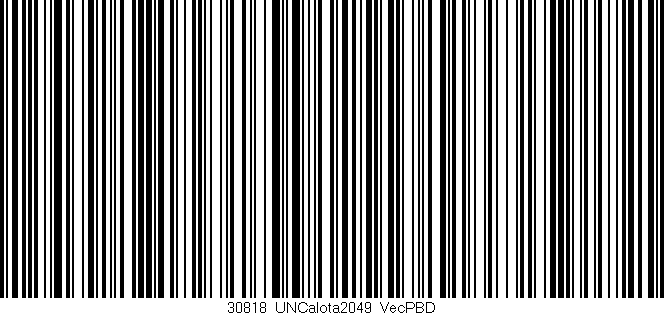 Código de barras (EAN, GTIN, SKU, ISBN): '30818_UNCalota2049_VecPBD'