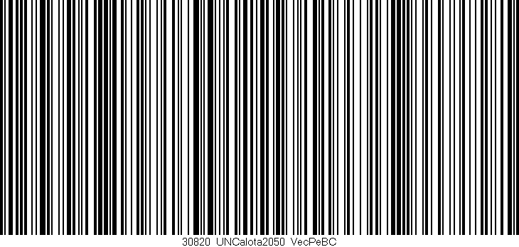 Código de barras (EAN, GTIN, SKU, ISBN): '30820_UNCalota2050_VecPeBC'
