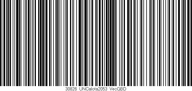 Código de barras (EAN, GTIN, SKU, ISBN): '30826_UNCalota2053_VecGBD'