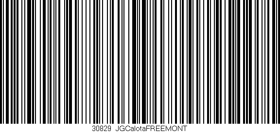 Código de barras (EAN, GTIN, SKU, ISBN): '30829_JGCalotaFREEMONT'