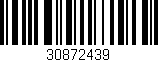 Código de barras (EAN, GTIN, SKU, ISBN): '30872439'