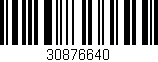 Código de barras (EAN, GTIN, SKU, ISBN): '30876640'