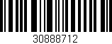 Código de barras (EAN, GTIN, SKU, ISBN): '30888712'