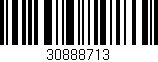 Código de barras (EAN, GTIN, SKU, ISBN): '30888713'