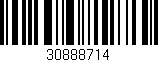 Código de barras (EAN, GTIN, SKU, ISBN): '30888714'