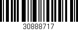 Código de barras (EAN, GTIN, SKU, ISBN): '30888717'