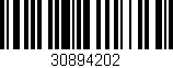 Código de barras (EAN, GTIN, SKU, ISBN): '30894202'