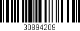 Código de barras (EAN, GTIN, SKU, ISBN): '30894209'