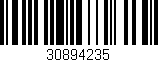 Código de barras (EAN, GTIN, SKU, ISBN): '30894235'
