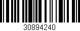 Código de barras (EAN, GTIN, SKU, ISBN): '30894240'