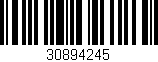 Código de barras (EAN, GTIN, SKU, ISBN): '30894245'