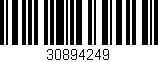 Código de barras (EAN, GTIN, SKU, ISBN): '30894249'