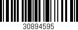 Código de barras (EAN, GTIN, SKU, ISBN): '30894595'