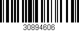 Código de barras (EAN, GTIN, SKU, ISBN): '30894606'
