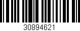 Código de barras (EAN, GTIN, SKU, ISBN): '30894621'