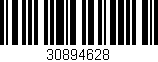 Código de barras (EAN, GTIN, SKU, ISBN): '30894628'
