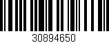 Código de barras (EAN, GTIN, SKU, ISBN): '30894650'