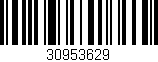 Código de barras (EAN, GTIN, SKU, ISBN): '30953629'
