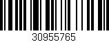 Código de barras (EAN, GTIN, SKU, ISBN): '30955765'