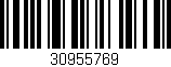 Código de barras (EAN, GTIN, SKU, ISBN): '30955769'