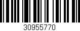 Código de barras (EAN, GTIN, SKU, ISBN): '30955770'