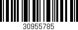 Código de barras (EAN, GTIN, SKU, ISBN): '30955785'